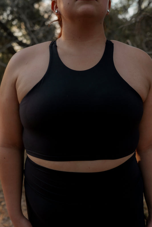 Black Flare Legging Set